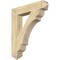 Ekena Millwork Olympic Arts & Crafts Rough Sawn Bracket, Douglas Fir, 6"W x 34"D x 40"H BKT06X34X40OLY03RDF - alternate 1